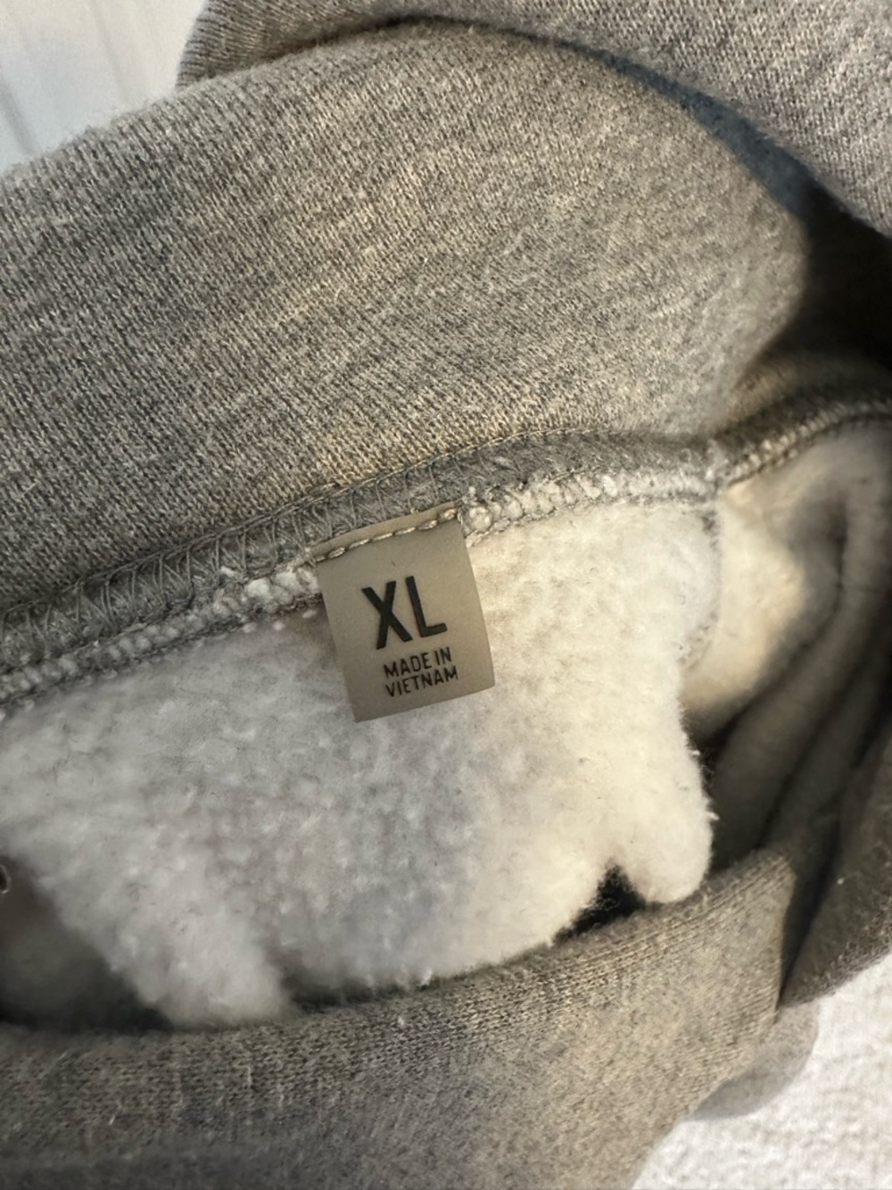 Fear of God ESSENTIALS Heather Gray Hoodie with Black Logo - Picture 6 of 7